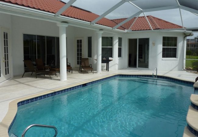 Ferienhaus in Cape Coral - CCVR Villa Paloma - Wunderschönes Haus mit Pool-Südlage 
