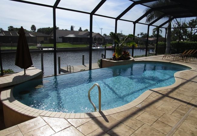  in Cape Coral - CCVR Villa Sensation - Gorgeous Sailboat Access Home with South Facing Pool Area