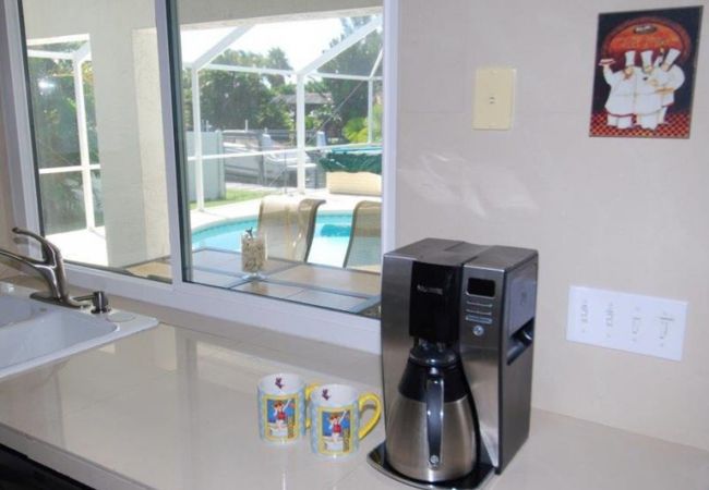 House in Cape Coral - CCVR  Villa White Heron - Stylish Sailboat Access Home with Heated Pool
